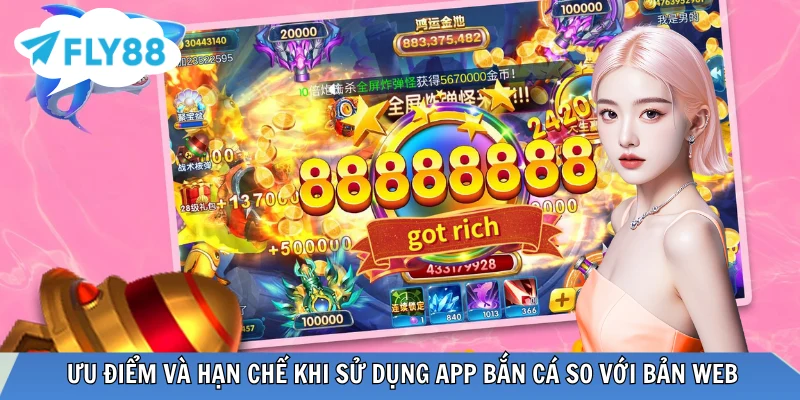 App Bắn Cá Và Sự Khác Biệt Khi Trải Nghiệm Trên Ứng Dụng Sự khác biệt giữa app bắn cá và nền tảng web